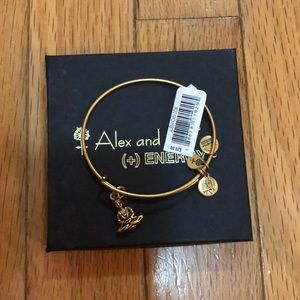 Alex and Ani Russian Gold Buddha bangle bracelet